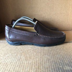 Geox Mens Leather Brown Loafers SlipOn Mens 44 11